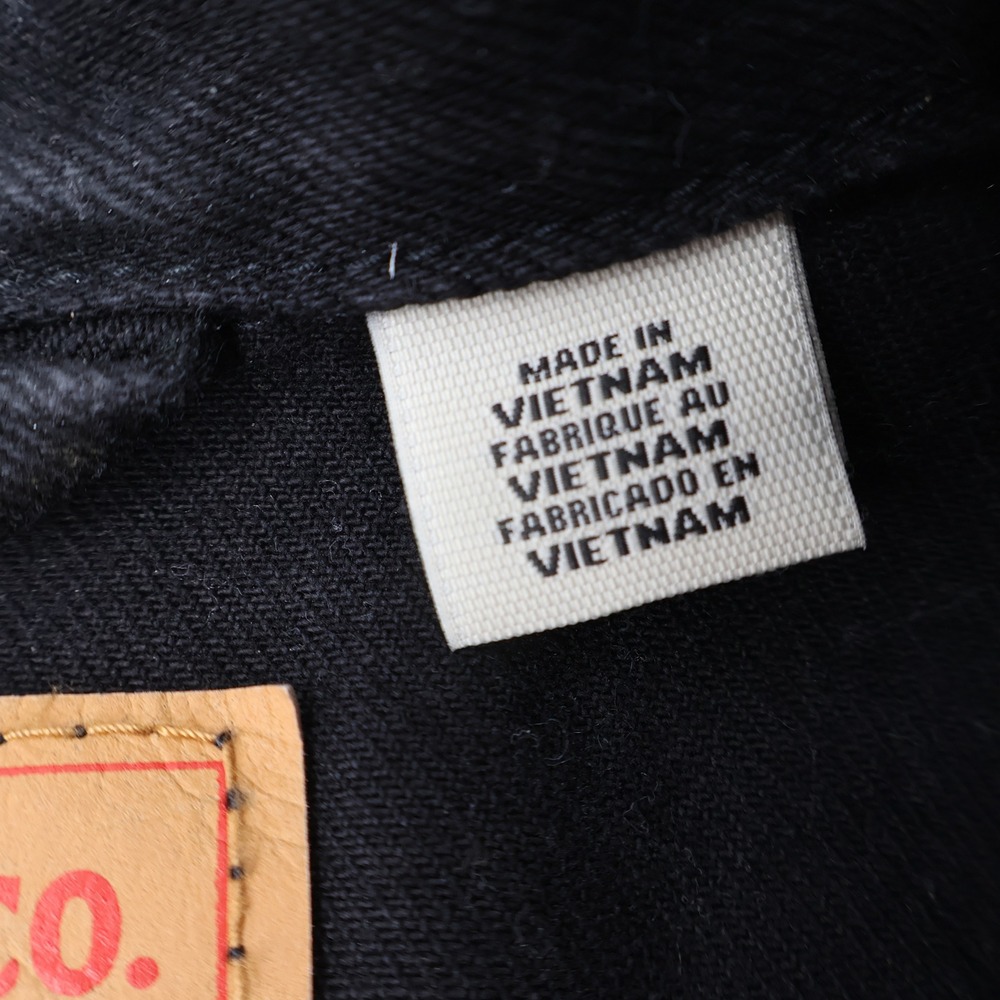 Levis Trucker Jacket Mens XL Black Denim Button Up 72334-3485 Classic Coat - Picture 6 of 14